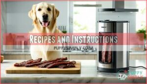 recipes and instructions