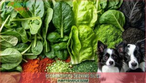 recommended serving sizes
