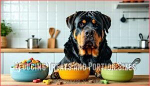 reducing treats and portion sizes