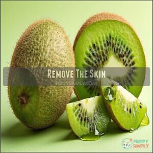remove the skin