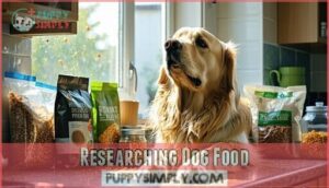 researching dog food