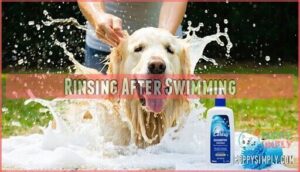 rinsing after swimming