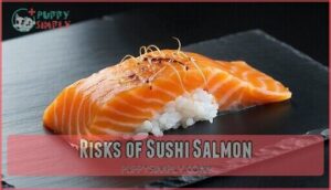 risks of sushi salmon