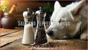salt and pepper for dogs