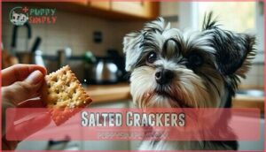 salted crackers