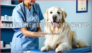 schedule regular veterinary checkups
