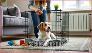 secure your dog