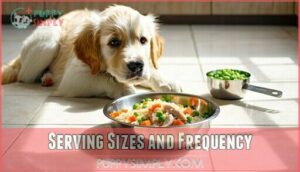 serving sizes and frequency