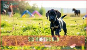 six months old