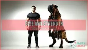 size and strength