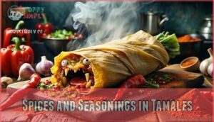 spices and seasonings in tamales
