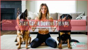 stay calm during fights