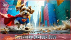 superhero cartoon dogs
