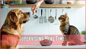 supervising meal times