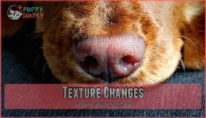 texture changes