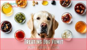 treating dog vomit