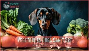 vegetables dogs can't eat