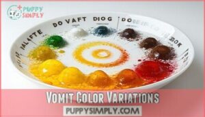 vomit color variations
