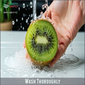 wash thoroughly