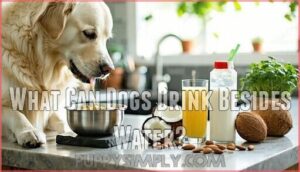 what can dogs drink besides water