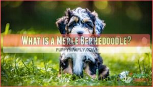 what is a merle bernedoodle
