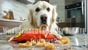 what should i do if my dog ate funyuns