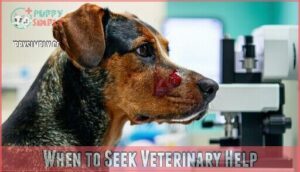 when to seek veterinary help
