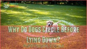 why do dogs circle before lying down