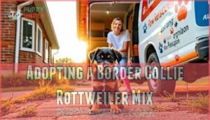 adopting a border collie rottweiler mix