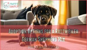 adoption options for a rottweiler german shepherd mix
