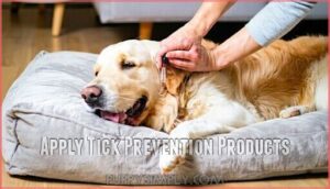 apply tick prevention products