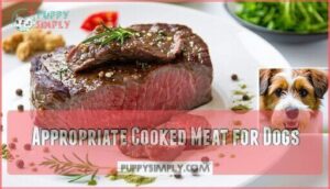 appropriate cooked meat for dogs