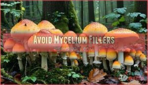 avoid mycelium fillers
