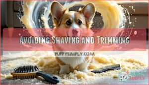 avoiding shaving and trimming