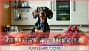 avoiding toxic foods and substances