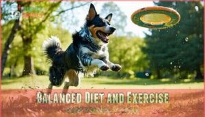 balanced diet and exercise