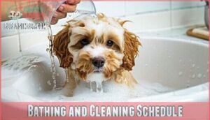 bathing and cleaning schedule