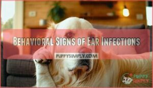 behavioral signs of ear infections