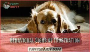 behavioral signs of frustration