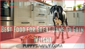 best food for great dane to gain weight