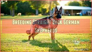 breeding straight back german shepherds