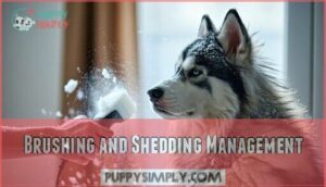 brushing and shedding management