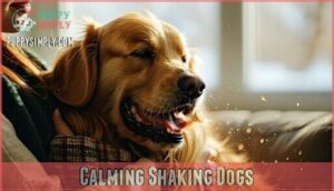 calming shaking dogs