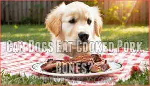 can dogs eat cooked pork bones