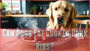 can dogs eat cooked pork ribs