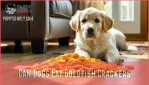 can dogs eat goldfish crackers