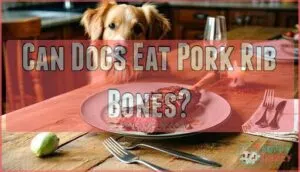 can dogs eat pork rib bones