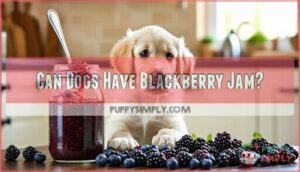 can dogs have blackberry jam