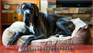 can great danes get fat