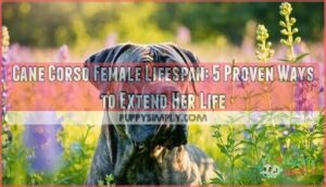 cane corso female lifespan